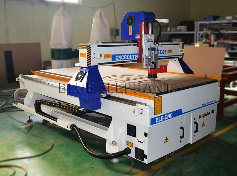 1325 China CNC Router vacuum and Dust Collector CNC Milling Machine 3kw Italian Spindle