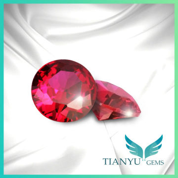 Stone Bracelet Mounted Stone Synthetic Ruby