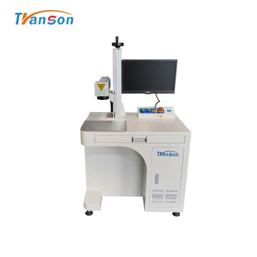 Economical 50w fiber laser marking machine with desk