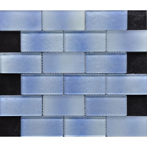 Rectangle Brick Crystal Glass Mosaic