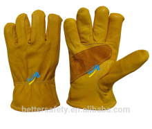 Soft Yellow Grain Cow Skin leather Glove Goods from China