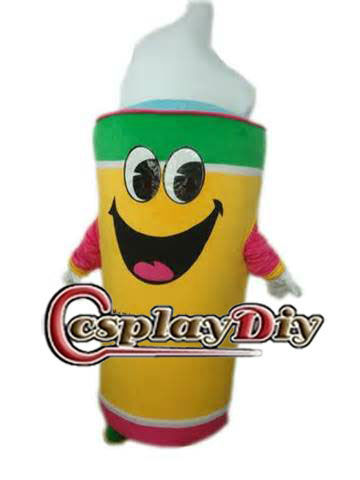 Custom made free logo printing Ice cream cone Mascot Costume