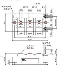 Igbt Power Module 2mbi200tb-060 Igbt Module Fujitsu Igbt Power Module