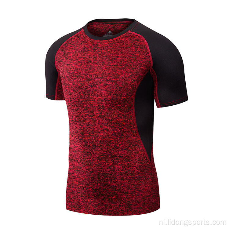 Men Fitness Quick Dry Sports Panties T-shirt