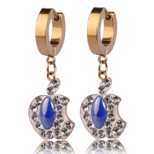 Customized wholesale various handmade beautiful small stone bride earrings