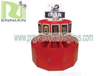 Pop Cardboard Pallet Displays Stationery Cardboard Displays Point Of Purchase Enpd027