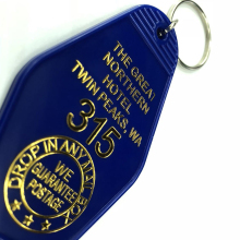 Customized Motel Hotel Keychains: Personalized Acrylic Keychains with Custom Logos for Hotels, Sororities (e.g., Sigma Tau) and Promotional Events