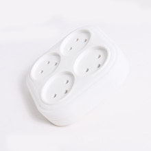 Israel Palestine Power Adapter: 4-Outlet Travel Standard Conversion Plug