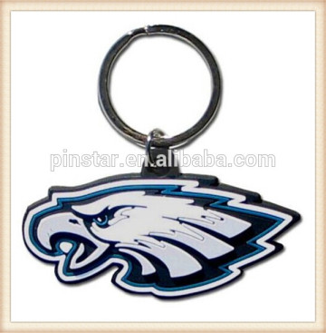 2014 New Custom Philadelphia Eagles Pvc Plastic KeyChain Seahawks PVC Keychain
