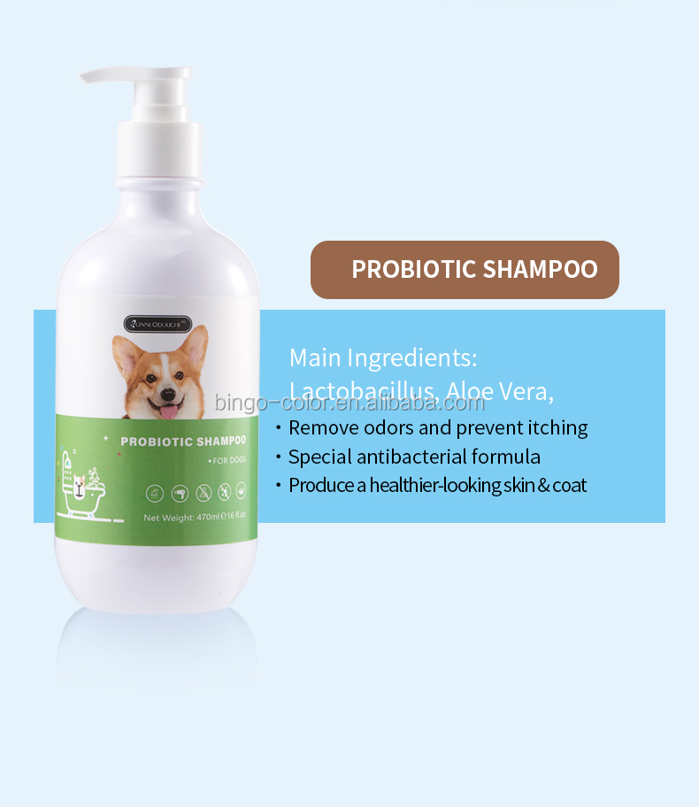 Shampooing moelleux pour animaux de compagnie prix de gros pour chiens formule naturelle marque privée