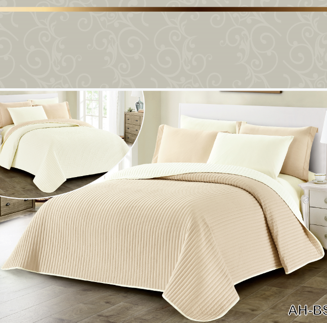 Gestellte Bettbedeckung Quilted Bedcover Bedsheet