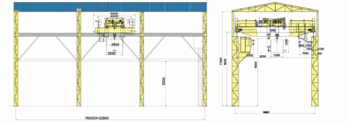 Mast Lifting Crane for Subway Construction