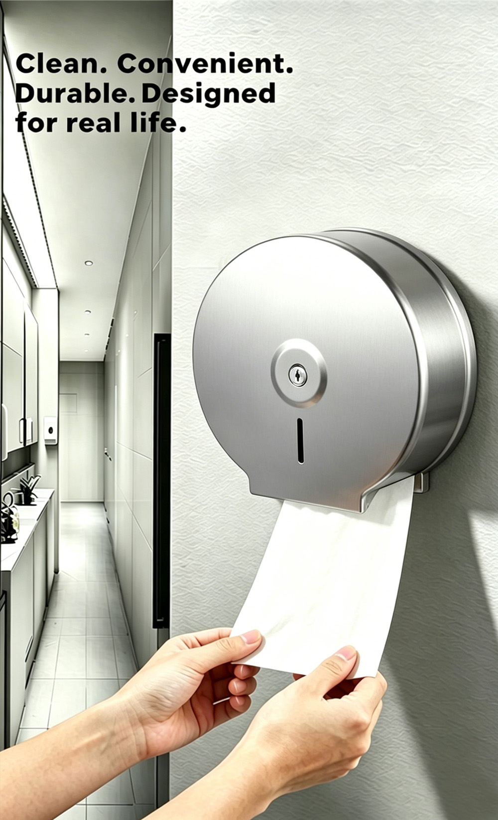 موزع المناشف الورقية17 Paper towel dispenser17
