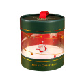 Clear Plastic Paper Tube Custom Christmas Round Box