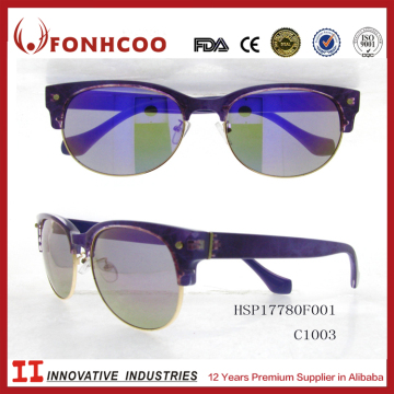FONHCOO OEM Acceptable High Quality Hot Selling Colored Custom Fashionable Plastic Sunglasses