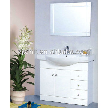 High Quality PVC Bathroom Ceramic Basin Vanity