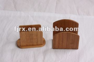 bamboo napkin holder,tissue holder,