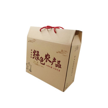 Agricultural products packaging box