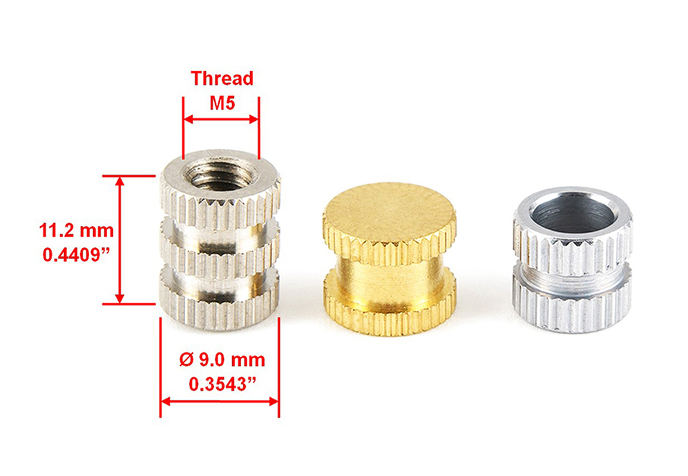 hex nut size chart