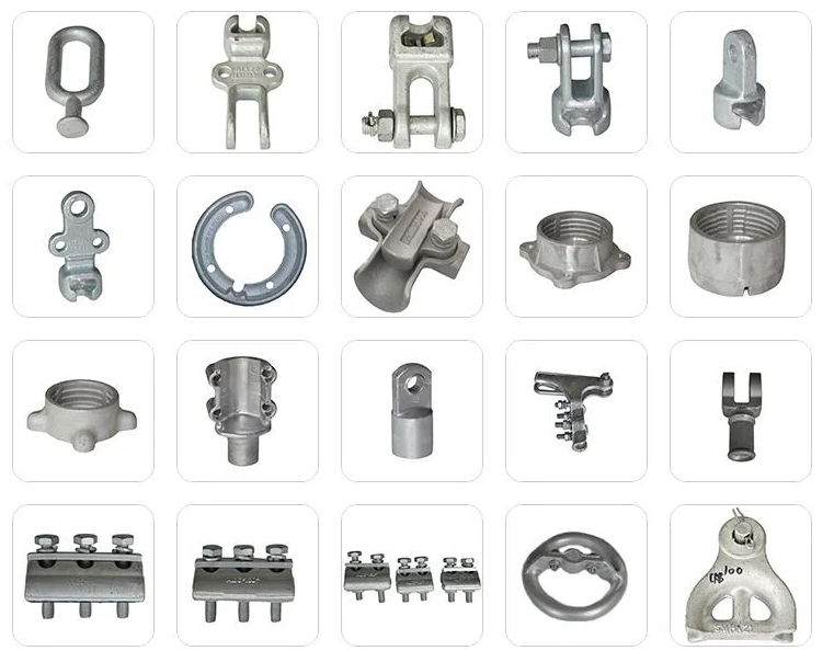 Utility Poleline Casting gömbgrafitos vas A563 Poleline Fitting