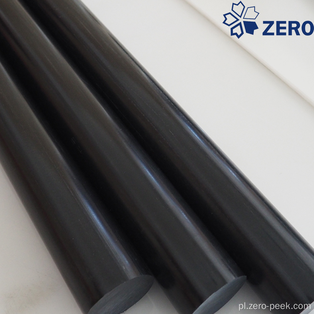 Acetal rod black virgin