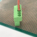 3.5mm Pitch PCB 7 way terminal block 180degree