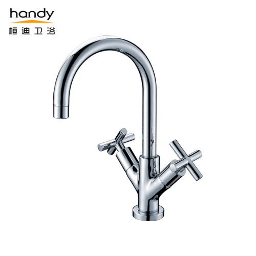 Double Handle Deck Mounted Faucets