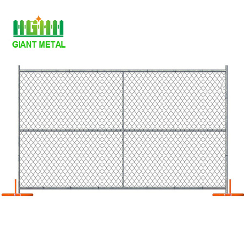 6'x12' Galvanized Temporary Chain Link Fence Panel Stand