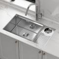 Stainless Steel Multifunctional Kitchen Sink with Cup Rinser