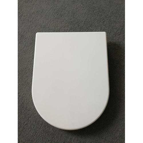 Cubierta de asiento de inodoro de cierre suave de material plástico UF