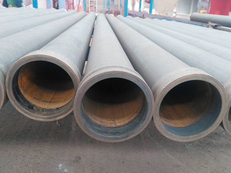 Working life concrete pump twin pipe concrete pump pipe straight two wall pipe