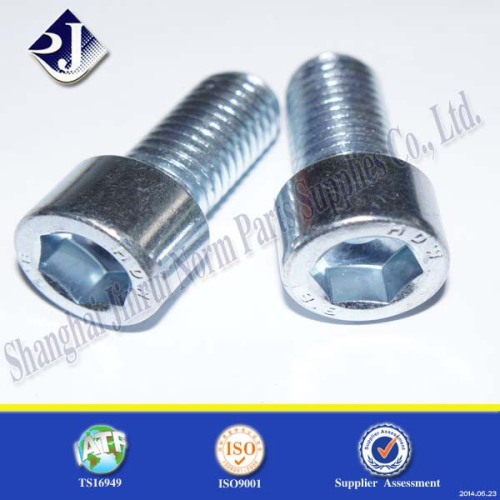 HEX SOCKET CAP SCREW WITH GRADE 8.8 BLUE ZINC