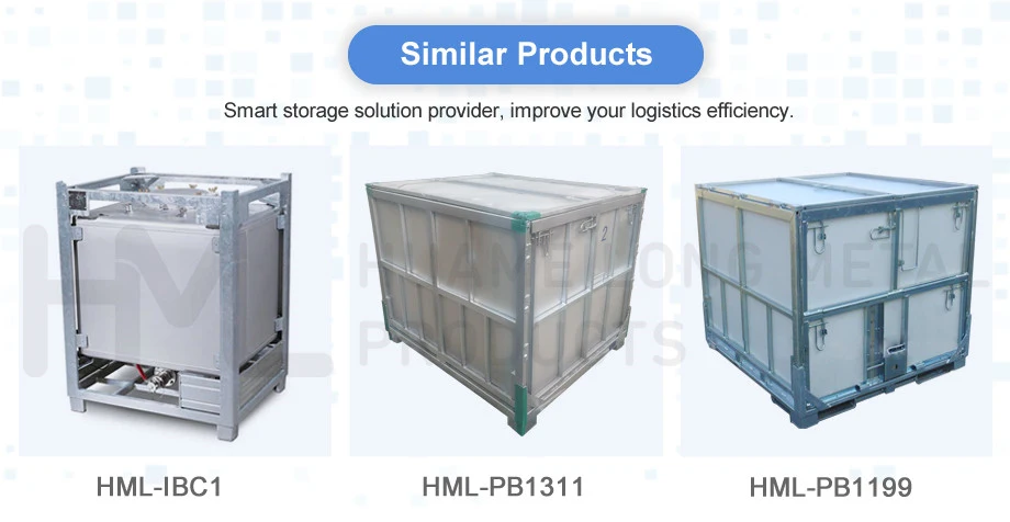 Heavy Duty Stackable Metal Box for Rubber Storage and Transport