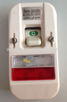 knife switch with light