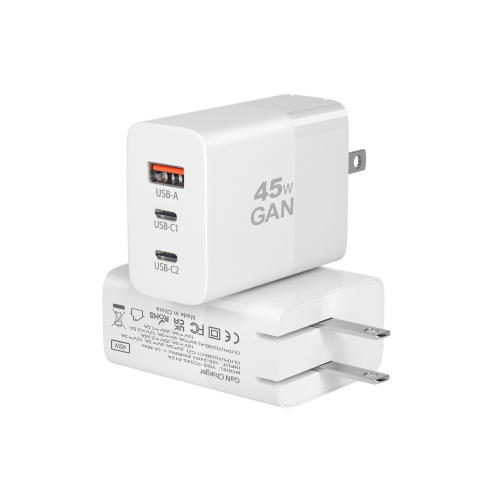 GAN 충전기 45W USB-C 빠른 충전기