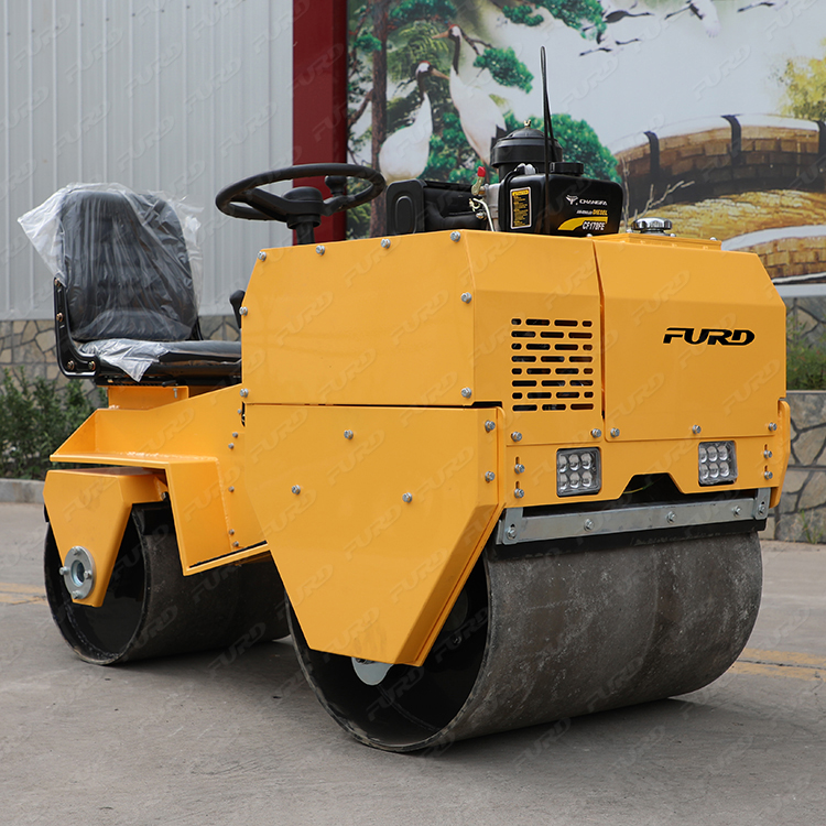 Factory afford 700 kg double drum asphalt roller compactor