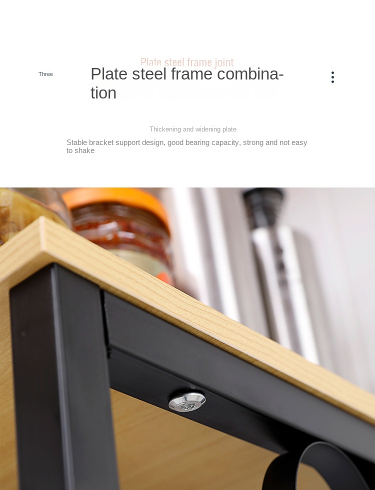 Çift Katlı Mutfak Depolama Rafı Double-Layer Kitchen Storage Rack