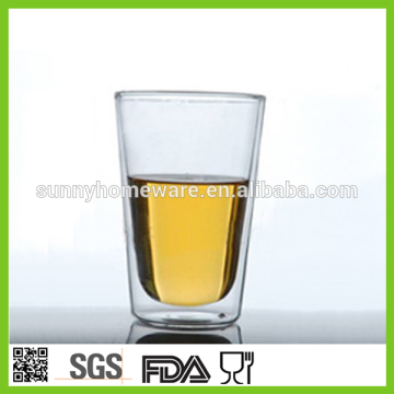 double wall drinking water / tea glasses cups / mugs