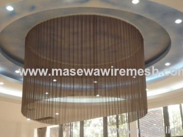 Metal Wire Mesh As Ceiling Decoration 