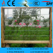 3-6mm Clear Colored Louver Glass with AS/NZS2208:1996