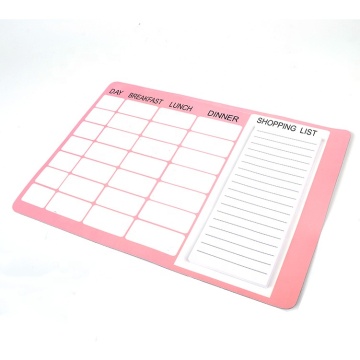 China Factory Custom Whiteboard Shopping List Memo Pads with Magnets