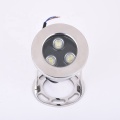 Luz de suelo de agua LED IP68 de acero inoxidable 3W