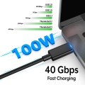 1m Length Thounderbolt 3 100W Charging 40Gbps