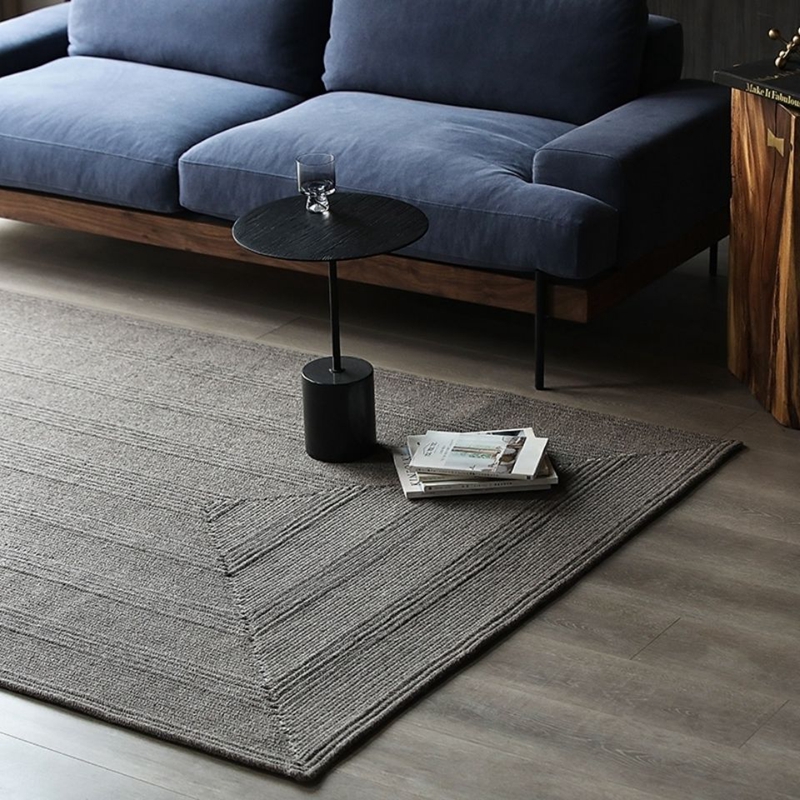 Wool Braided Living Room Rug Carpet