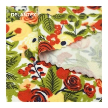 Stretchy Jersey China DTY Brush Print Fabric Factory