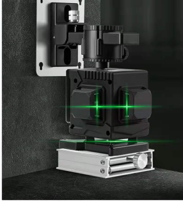 Wall mounted laser level