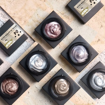 3D Sculpting Gel Nail Polish with Plaster Effect and DIY Decorative Metal Plaster Glue