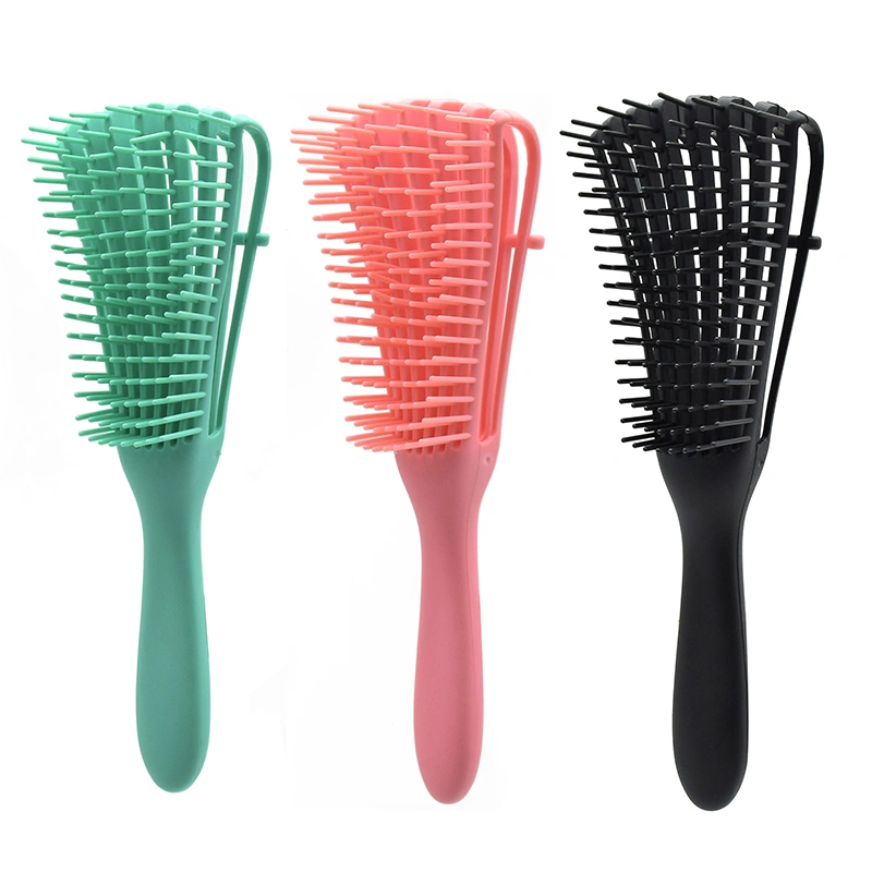 Anti-Static Scalp Comb Brush for Natural and Afro American Hair