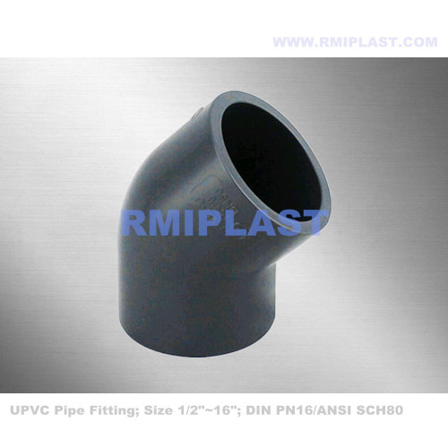 UPVC 45 degree elbow PN16