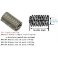 M16 stainless steel coil thread insert